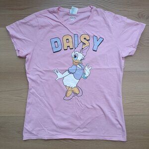 Daisy Duck - Disney Mickey & Friends - New Women's Large Pink T-Shirt